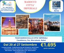 Marocco Tour Citta Imperiali